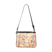 Load image into Gallery viewer, Swift Floral Peache Small Shoulder Bag (Model 1710) Small Shoulder Bag (1710) e-joyer 
