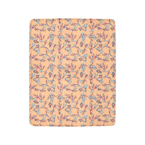 Swift Floral Peache Ultra-Soft Micro Fleece Blanket 40