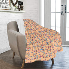 Load image into Gallery viewer, Swift Floral Peache Ultra-Soft Micro Fleece Blanket 40&quot;x50&quot; Ultra-Soft Blanket 40&#39;&#39;x50&#39;&#39; e-joyer 
