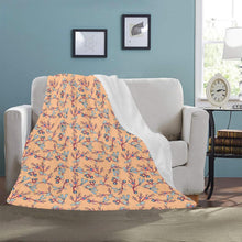 Load image into Gallery viewer, Swift Floral Peache Ultra-Soft Micro Fleece Blanket 50&quot;x60&quot; Ultra-Soft Blanket 50&#39;&#39;x60&#39;&#39; e-joyer 
