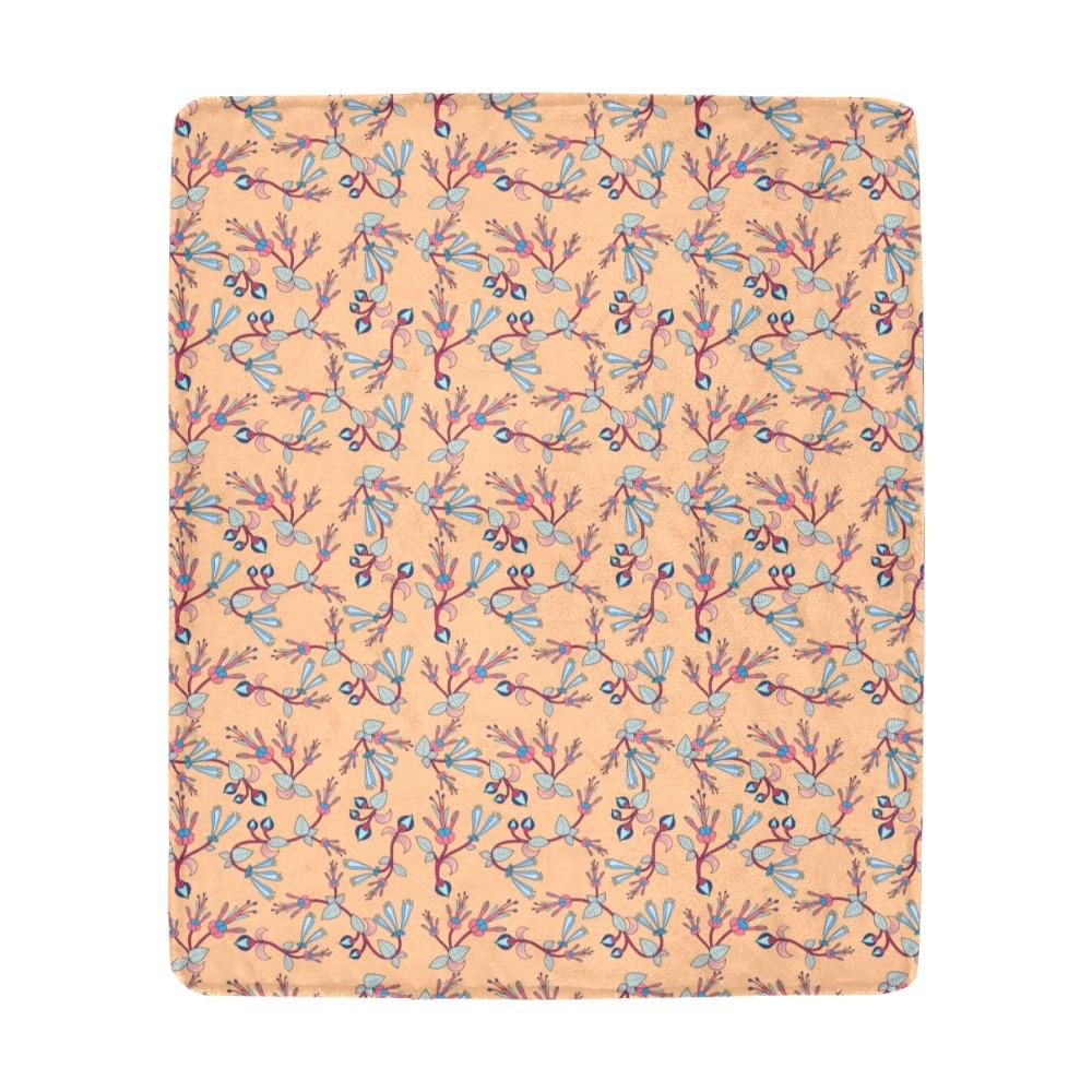 Swift Floral Peache Ultra-Soft Micro Fleece Blanket 50