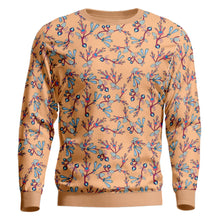 Load image into Gallery viewer, Swift Floral Peache Unisex Crewneck Long Sleeve Top Herman 
