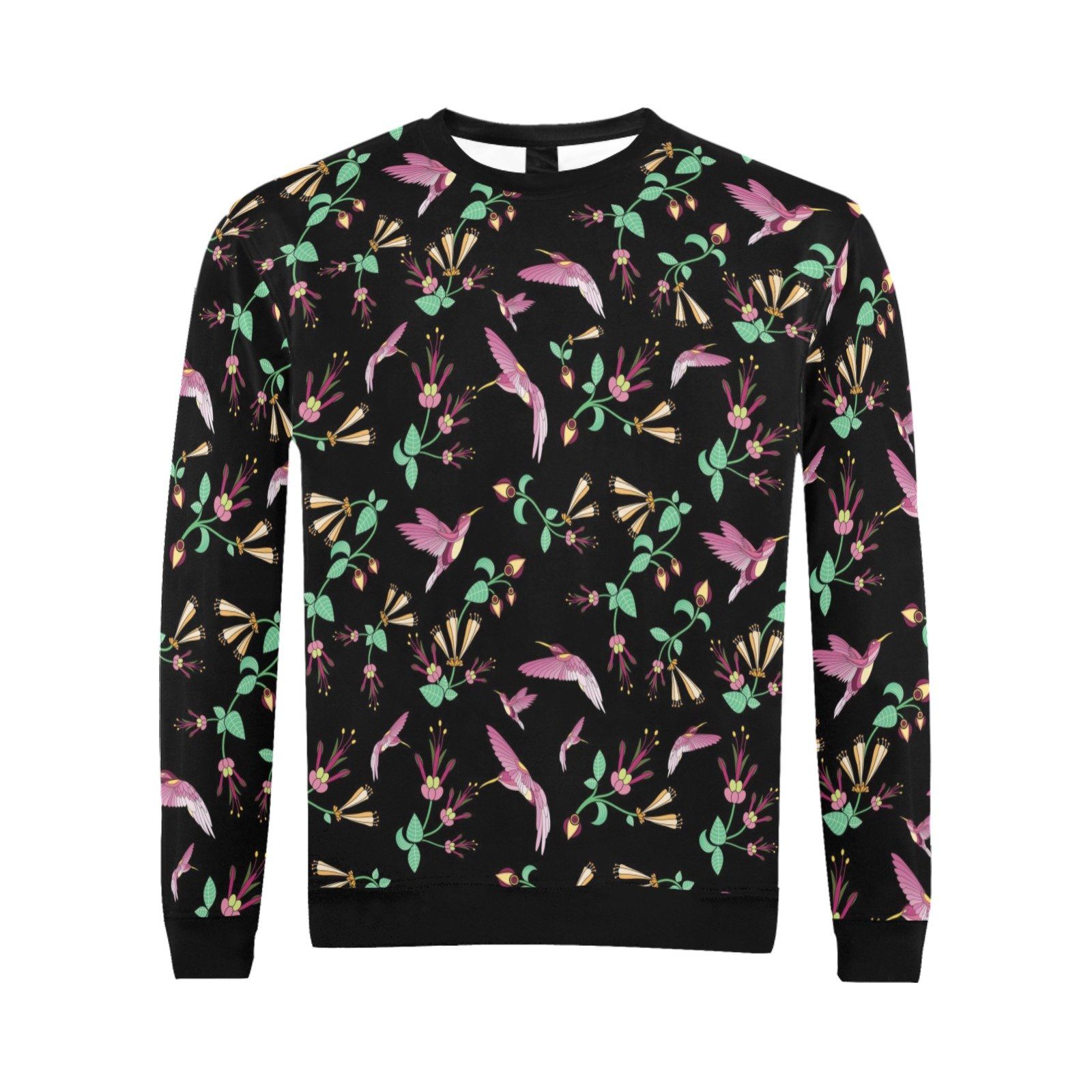 Swift Noir All Over Print Crewneck Sweatshirt for Men (Model H18) shirt e-joyer 