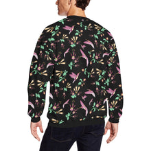 Load image into Gallery viewer, Swift Noir All Over Print Crewneck Sweatshirt for Men (Model H18) shirt e-joyer 
