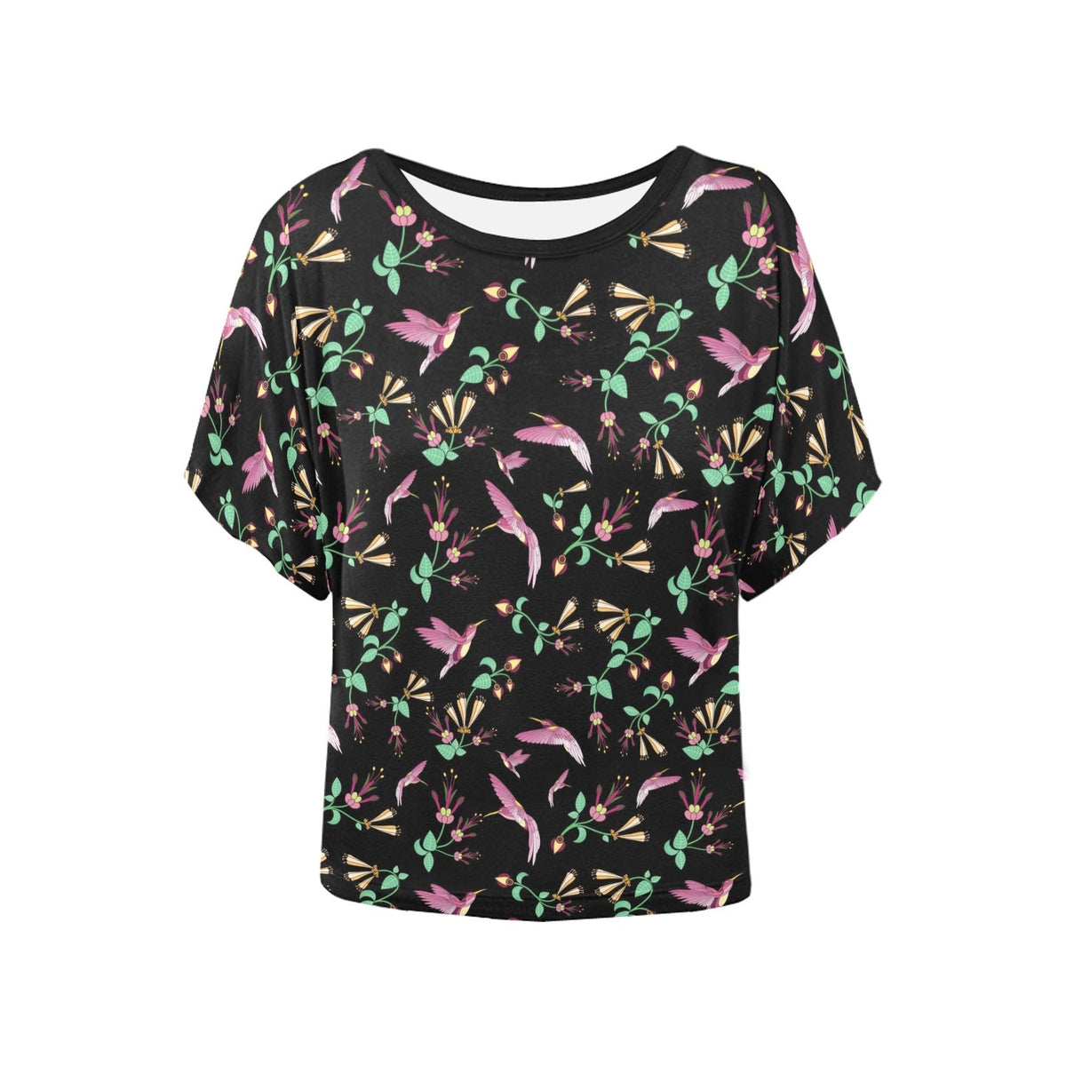 Swift Noir Batwing Blouse – Women's Top by 49 Dzine
