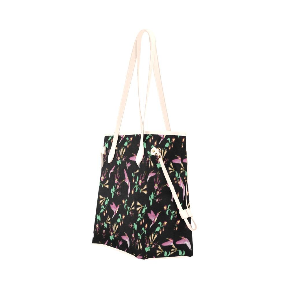 Swift Noir Clover Canvas Tote Bag (Model 1661) Clover Canvas Tote Bag (1661) e-joyer 