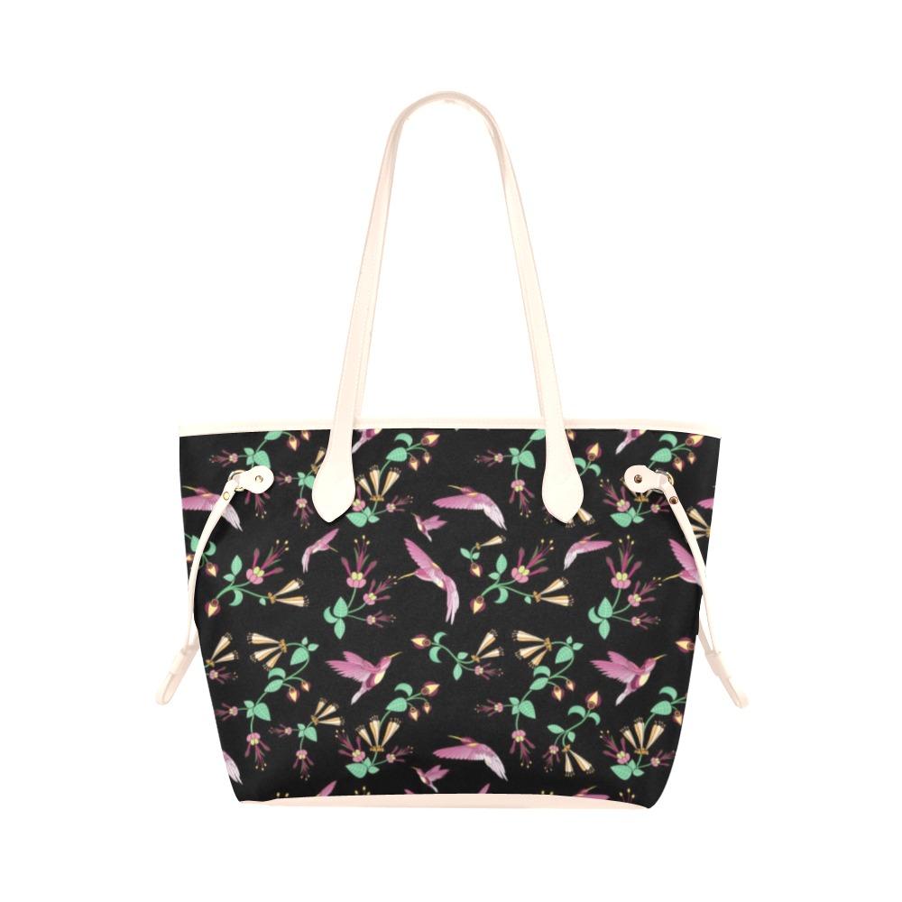 Swift Noir Clover Canvas Tote Bag (Model 1661) Clover Canvas Tote Bag (1661) e-joyer 