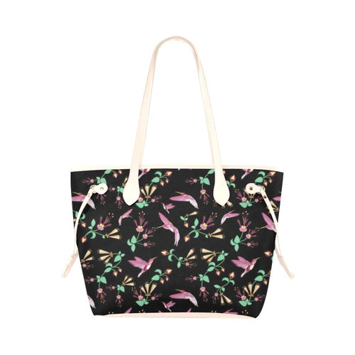 Swift Noir Clover Canvas Tote Bag (Model 1661) Clover Canvas Tote Bag (1661) e-joyer 