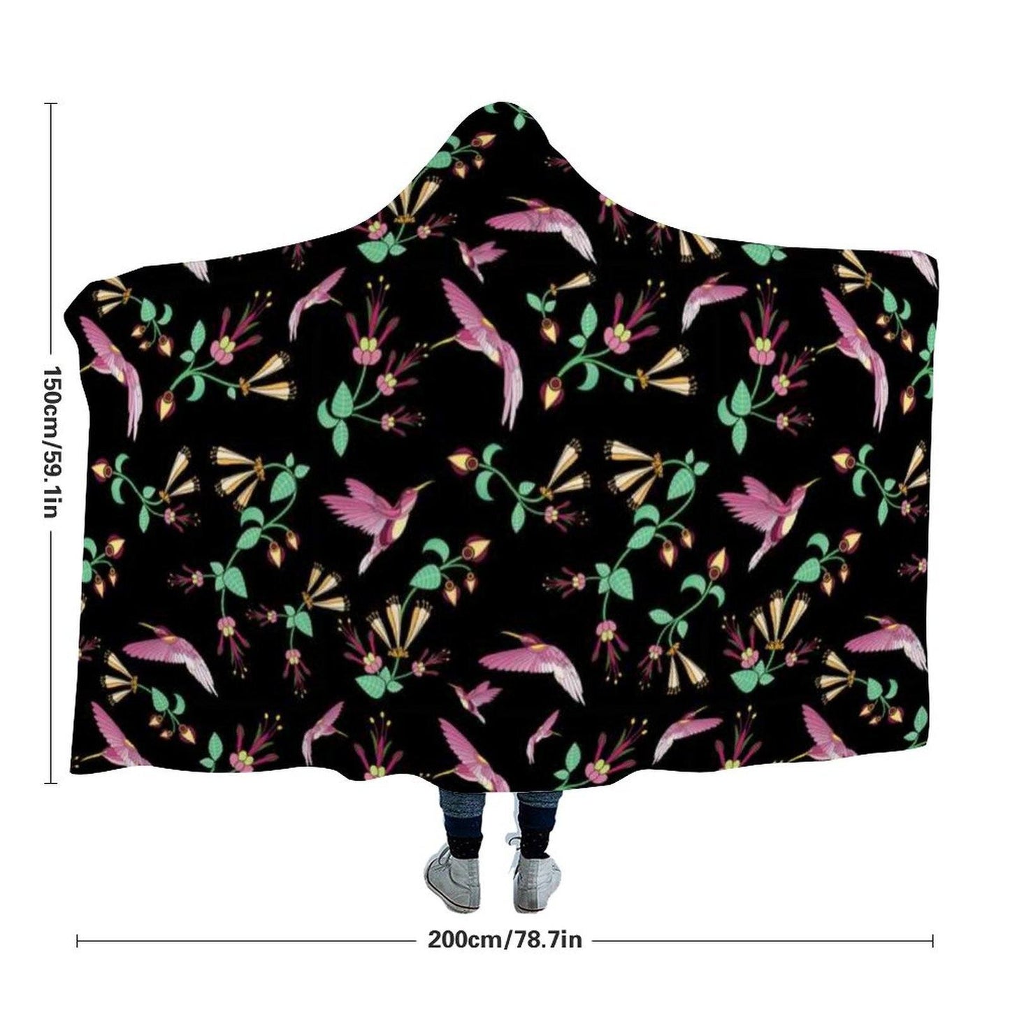 Swift Noir Hooded Blanket blanket 49 Dzine 