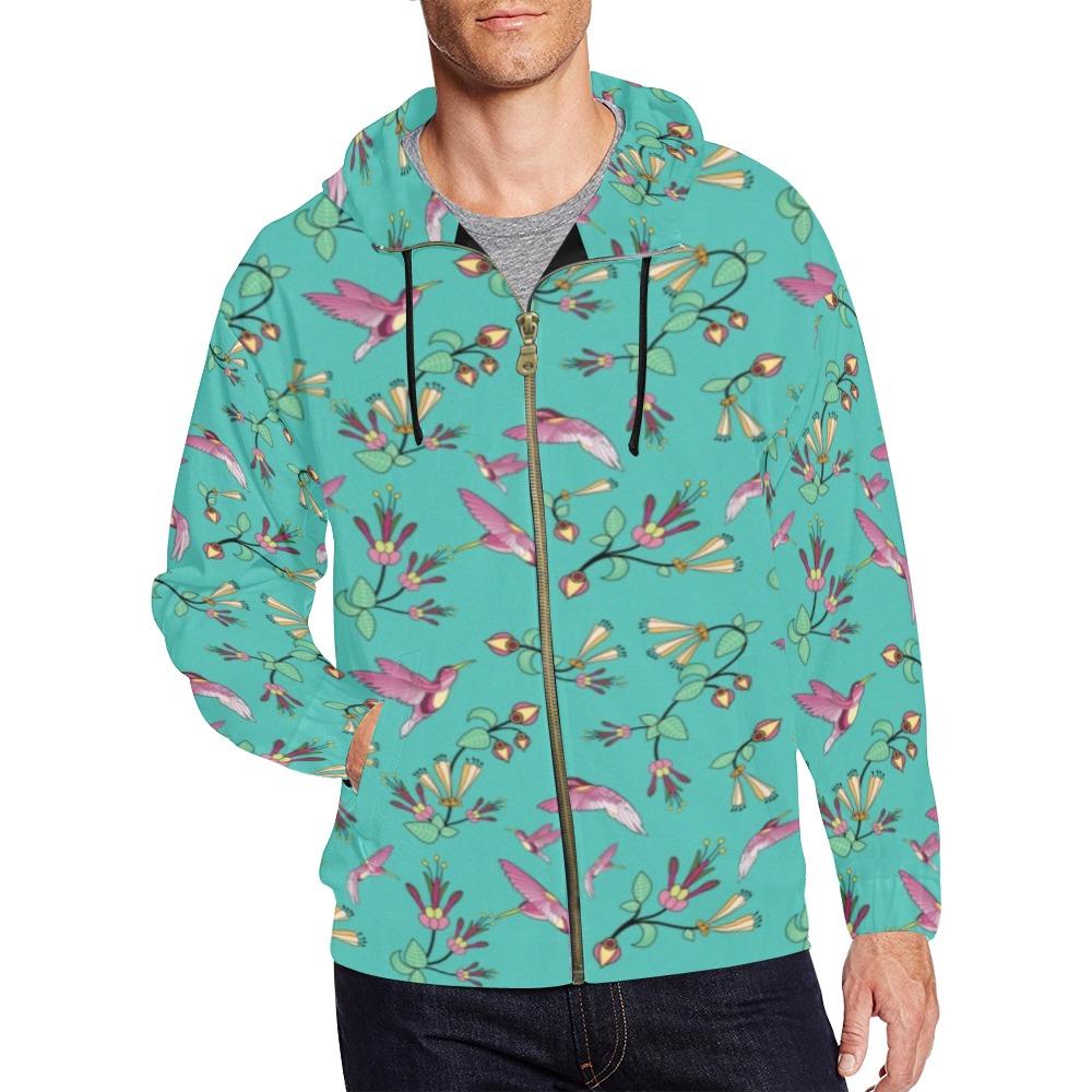 Swift Pastel All Over Print Full Zip Hoodie for Men (Model H14) All Over Print Full Zip Hoodie for Men (H14) e-joyer 