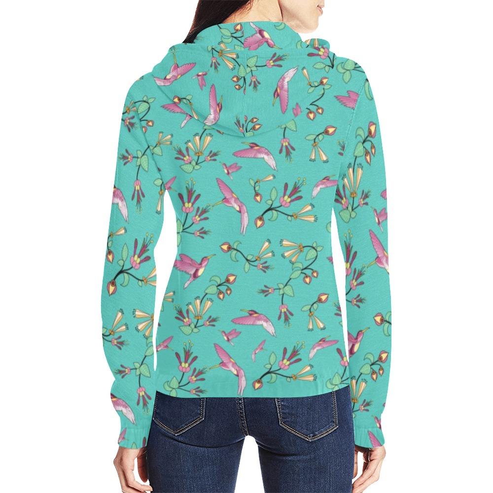 Swift Pastel All Over Print Full Zip Hoodie for Women (Model H14) All Over Print Full Zip Hoodie for Women (H14) e-joyer 