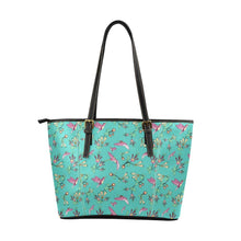 Load image into Gallery viewer, Swift Pastel Leather Tote Bag/Large (Model 1640) Leather Tote Bag (1640) e-joyer 
