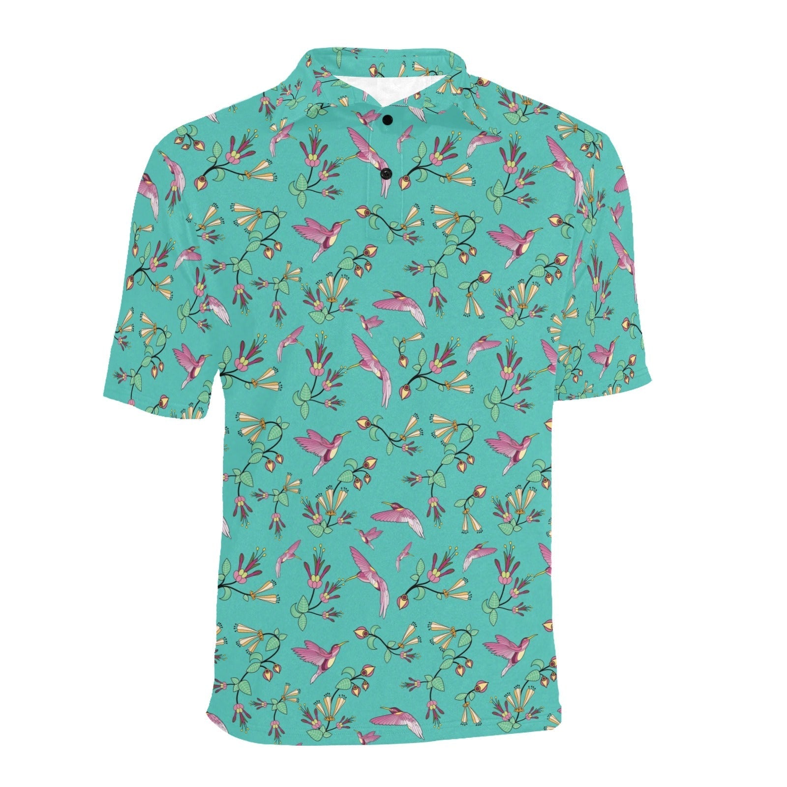 Swift Pastel Men's All Over Print Polo Shirt (Model T55) Men's Polo Shirt (Model T55) e-joyer 