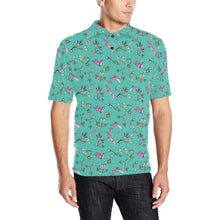 Load image into Gallery viewer, Swift Pastel Men&#39;s All Over Print Polo Shirt (Model T55) Men&#39;s Polo Shirt (Model T55) e-joyer 
