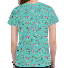 Load image into Gallery viewer, Swift Pastel New All Over Print T-shirt for Women (Model T45) tshirt e-joyer 
