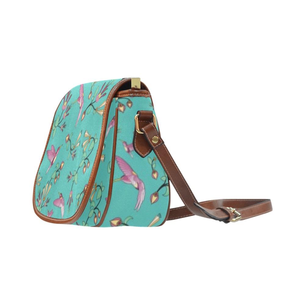 Swift Pastel Saddle Bag/Small (Model 1649) Full Customization Saddle Bag/Small (Full Customization) e-joyer 