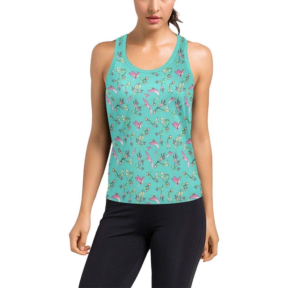 Swift Pastel Women's Racerback Tank Top (Model T60) Racerback Tank Top (T60) e-joyer 