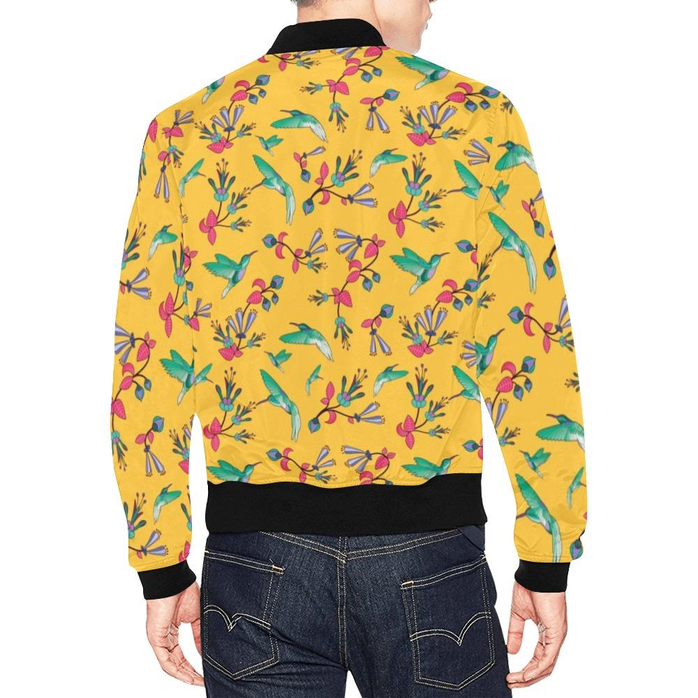 Swift Pastel Yellow All Over Print Bomber Jacket for Men (Model H19) All Over Print Bomber Jacket for Men (H19) e-joyer 