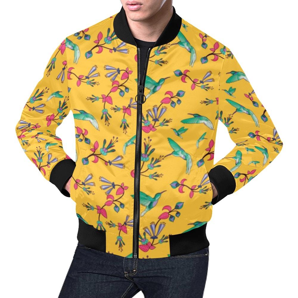 Swift Pastel Yellow All Over Print Bomber Jacket for Men (Model H19) All Over Print Bomber Jacket for Men (H19) e-joyer 