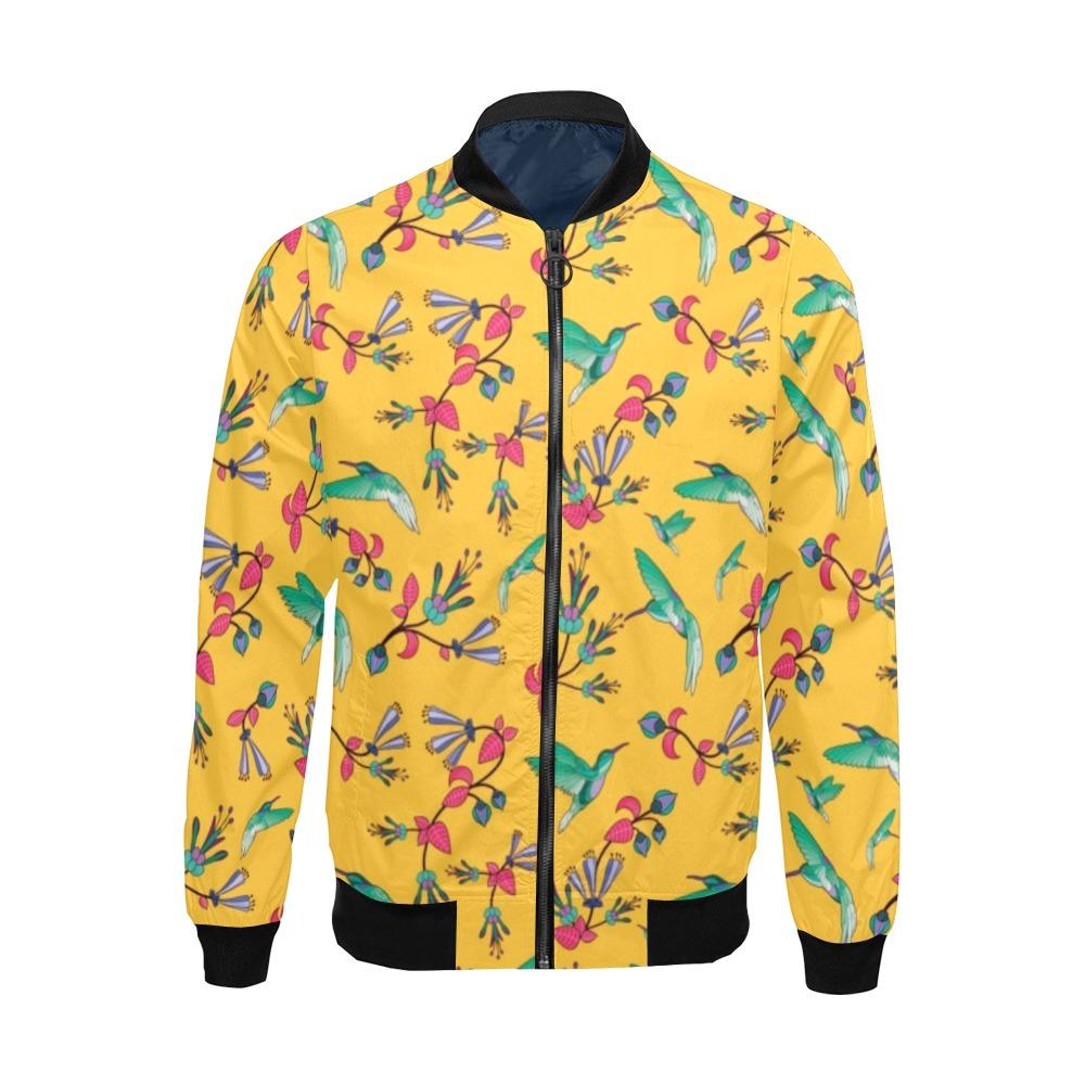 Swift Pastel Yellow All Over Print Bomber Jacket for Men (Model H19) All Over Print Bomber Jacket for Men (H19) e-joyer 