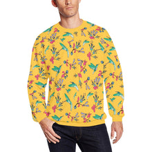 Load image into Gallery viewer, Swift Pastel Yellow All Over Print Crewneck Sweatshirt for Men (Model H18) shirt e-joyer 
