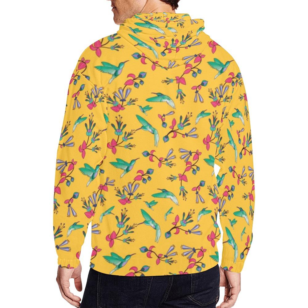 Swift Pastel Yellow All Over Print Full Zip Hoodie for Men (Model H14) All Over Print Full Zip Hoodie for Men (H14) e-joyer 