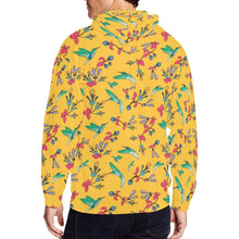 Load image into Gallery viewer, Swift Pastel Yellow All Over Print Full Zip Hoodie for Men (Model H14) All Over Print Full Zip Hoodie for Men (H14) e-joyer 
