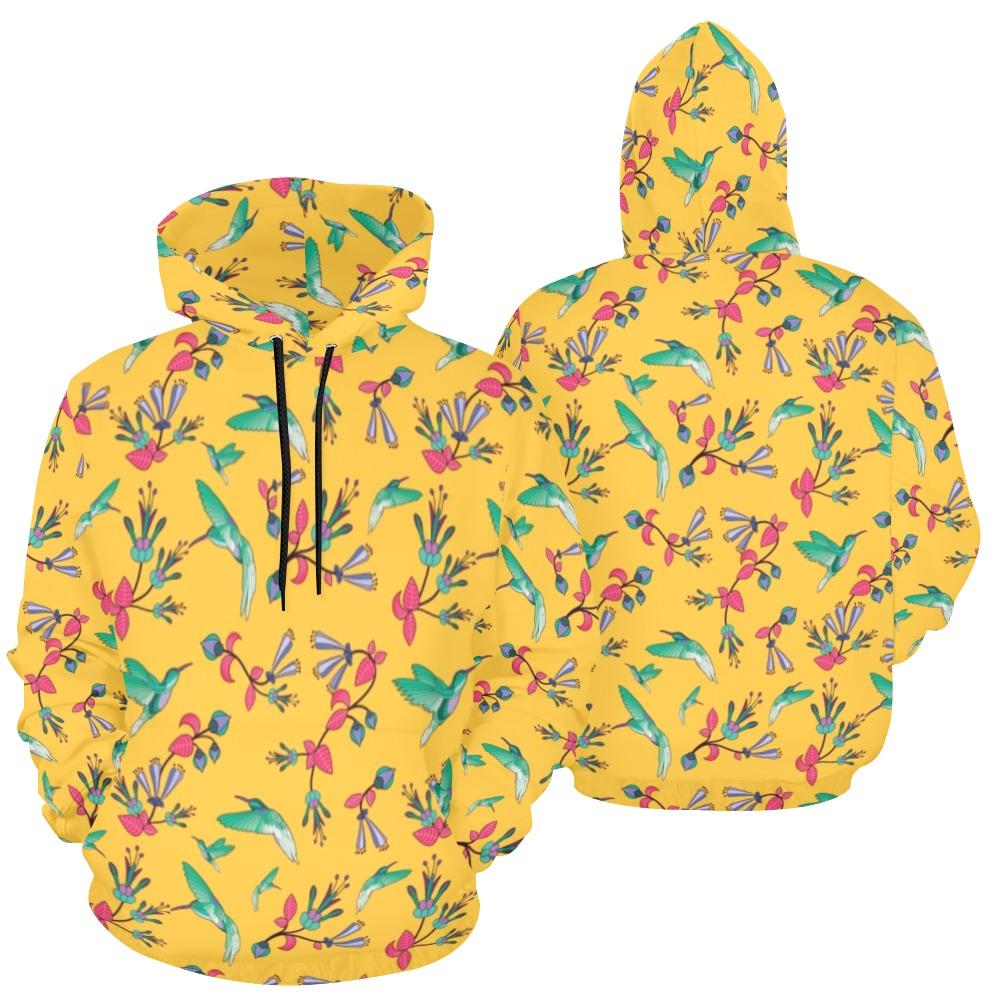 Swift Pastel Yellow All Over Print Hoodie for Women (USA Size) (Model H13) All Over Print Hoodie for Women (H13) e-joyer 