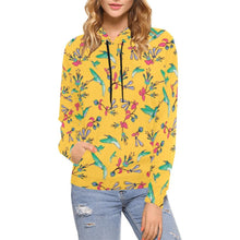 Load image into Gallery viewer, Swift Pastel Yellow All Over Print Hoodie for Women (USA Size) (Model H13) All Over Print Hoodie for Women (H13) e-joyer 
