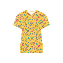 Load image into Gallery viewer, Swift Pastel Yellow All Over Print Scrub Top Scrub Top e-joyer 
