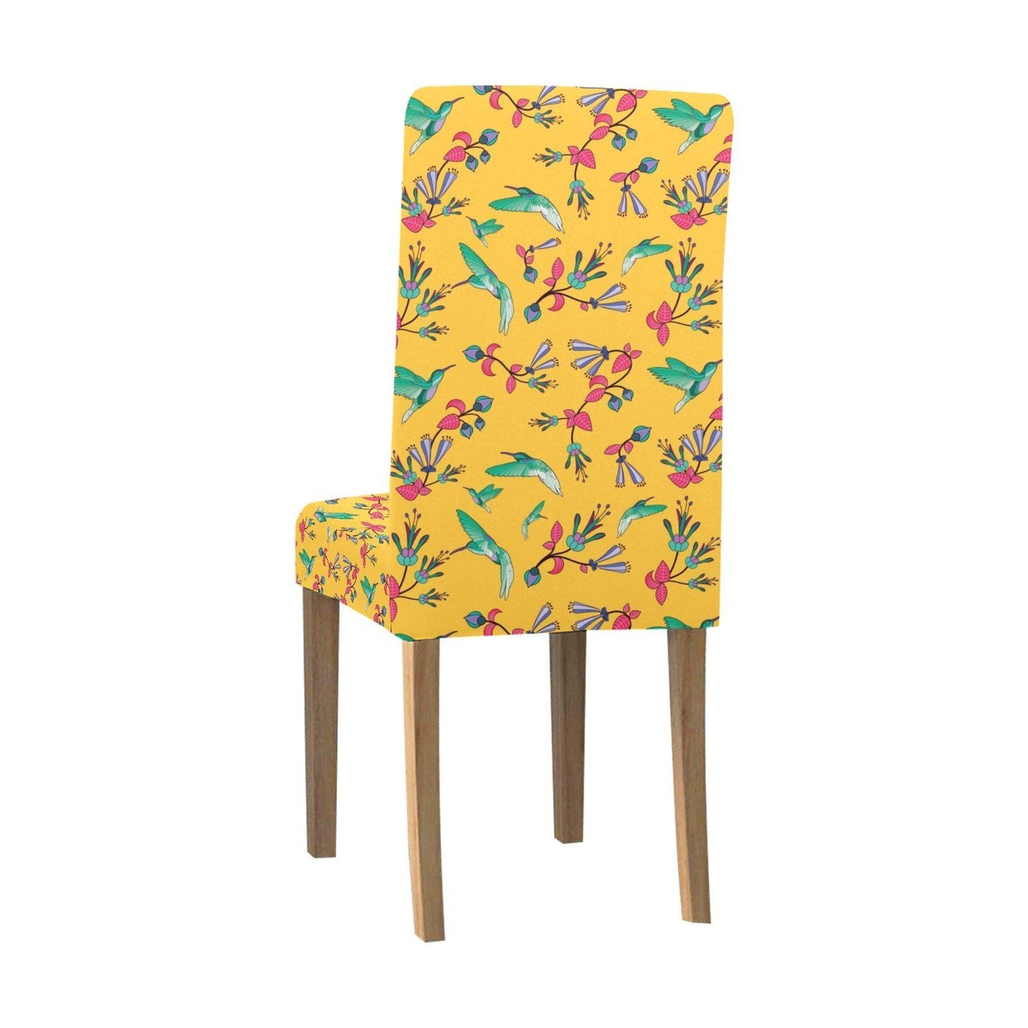 Swift Pastel Yellow Chair Cover (Pack of 4) Chair Cover (Pack of 4) e-joyer 