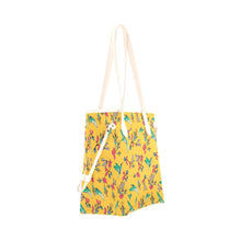 Load image into Gallery viewer, Swift Pastel Yellow Clover Canvas Tote Bag (Model 1661) Clover Canvas Tote Bag (1661) e-joyer 
