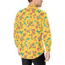 Load image into Gallery viewer, Swift Pastel Yellow Men&#39;s All Over Print Casual Dress Shirt (Model T61) Men&#39;s Dress Shirt (T61) e-joyer 
