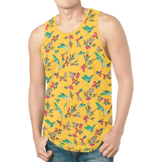 Swift Pastel Yellow New All Over Print Tank Top for Men (Model T46) New All Over Print Tank Top for Men (T46) e-joyer 