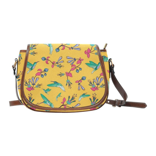 Swift Pastel Yellow Saddle Bag/Large (Model 1649) Saddle Bag/Large e-joyer 