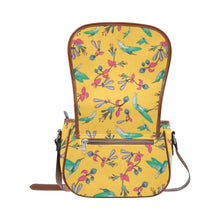 Load image into Gallery viewer, Swift Pastel Yellow Saddle Bag/Small (Model 1649) Full Customization Saddle Bag/Small (Full Customization) e-joyer 
