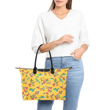 Load image into Gallery viewer, Swift Pastel Yellow Single-Shoulder Lady Handbag (Model 1714) bag e-joyer 
