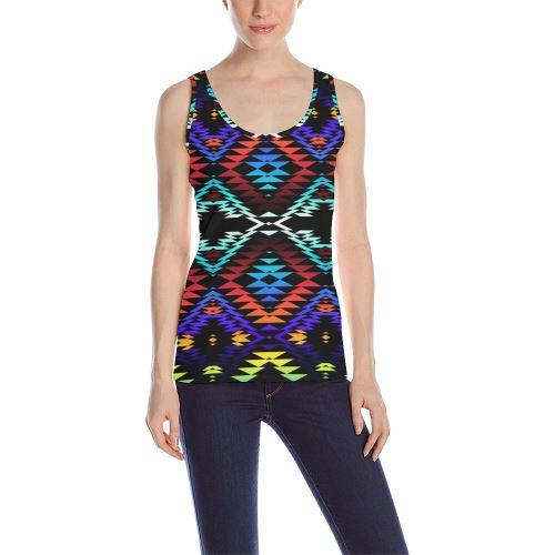 Taos Morning and Midnight All Over Print Tank Top for Women (Model T43) All Over Print Tank Top for Women (T43) e-joyer 
