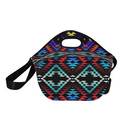 Taos Morning and Midnight Neoprene Lunch Bag/Large (Model 1669) Neoprene Lunch Bag/Large (1669) e-joyer 