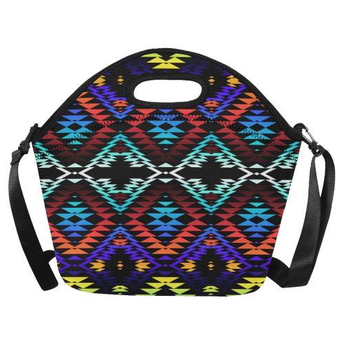 Taos Morning and Midnight Neoprene Lunch Bag/Large (Model 1669) Neoprene Lunch Bag/Large (1669) e-joyer 