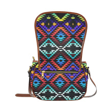 Load image into Gallery viewer, Taos Morning and Midnight Saddle Bag/Small (Model 1649) Full Customization Saddle Bag/Small (Full Customization) e-joyer 
