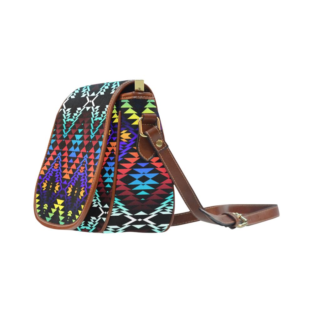 Taos Morning and Midnight Saddle Bag/Small (Model 1649) Full Customization Saddle Bag/Small (Full Customization) e-joyer 