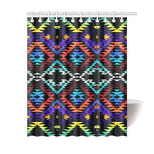 Load image into Gallery viewer, Taos Morning and Midnight Shower Curtain 60&quot;x72&quot; Shower Curtain 60&quot;x72&quot; e-joyer 
