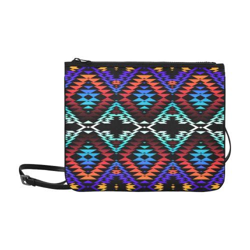 Taos Morning and Midnight Slim Clutch Bag (Model 1668) Slim Clutch Bags (1668) e-joyer 