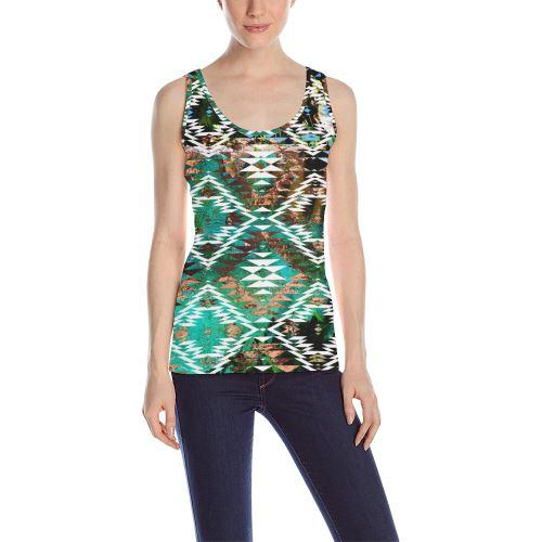 Taos Nature All Over Print Tank Top for Women (Model T43) All Over Print Tank Top for Women (T43) e-joyer 