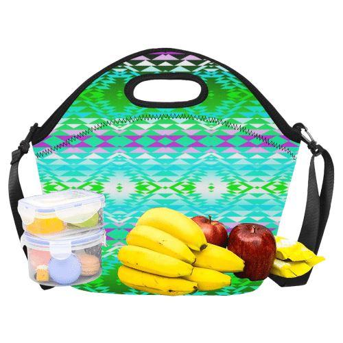 Taos Powwow 120 Neoprene Lunch Bag/Large (Model 1669) Neoprene Lunch Bag/Large (1669) e-joyer 