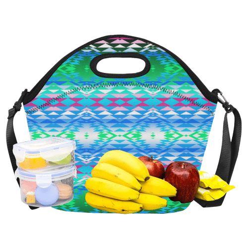 Taos Powwow 150 Neoprene Lunch Bag/Large (Model 1669) Neoprene Lunch Bag/Large (1669) e-joyer 