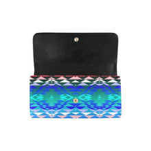 Load image into Gallery viewer, Taos Powwow 180 Women&#39;s Trifold Wallet (Model 1675) Women&#39;s Trifold Wallet e-joyer 
