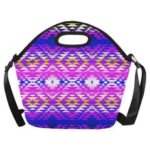 Load image into Gallery viewer, Taos Powwow 240 Neoprene Lunch Bag/Large (Model 1669) Neoprene Lunch Bag/Large (1669) e-joyer 
