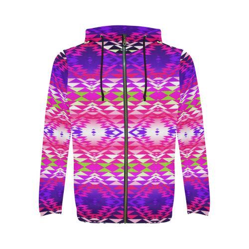 Taos Powwow 270 All Over Print Full Zip Hoodie for Men (Model H14) All Over Print Full Zip Hoodie for Men (H14) e-joyer 